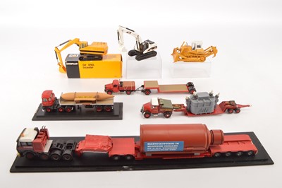Lot 394 - Corgi Classics  and other makers Code 3  Van Seumeren and Wynn's Commercial and various Construction Vehicles  (9)