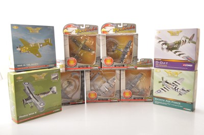 Lot 406 - Corgi Aviation Archive 1:72 Scale WWII Aircraft (9)