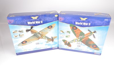 Lot 428 - Corgi Aviation Archive 1:32 Scale Spitfires (2)