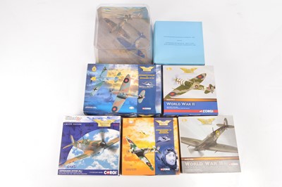 Lot 443 - Corgi Aviation Archive 1:72 Scale WWII Aircraft Mainly Spitfires (7)