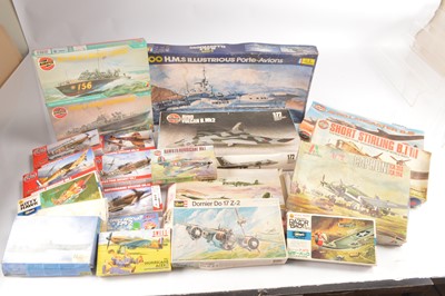 Lot 471 - WWII and Later Military Aircraft and Naval Kits (21)