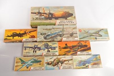 Lot 489 - Airfix 1:72 Scale WWII and Later Military Aircraft Kits (9)