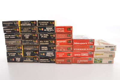 Lot 491 - Revell 1:72 Scale WWI and Later Military Aircraft Kits (34)
