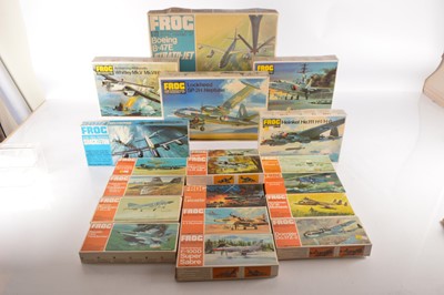 Lot 493 - Frog 1:72 Scale WWII and Later Mainly Military Aircraft Kits (20)
