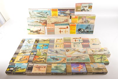 Lot 494 - Frog 1:72 Scale WWI and Later Mainly Military Aircraft Kits (34)