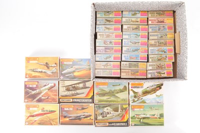 Lot 498 - Matchbox 1:72 Scale Mainly Military Two Colour Aircraft Kits (37)