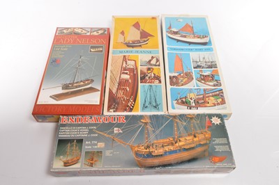 Lot 503 - Historical Wooden Marine Vessel Kits (4)