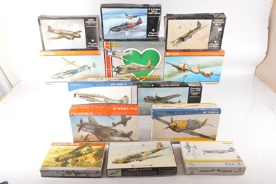 Lot 513 - WWII Military Aircraft Kits by Eduard and Classics Air Frames (13)