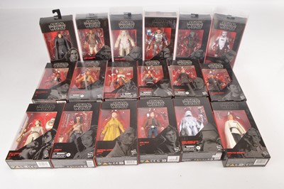 Lot 552 - Hasbro Star Wars The Black Series 6" Action Figures (18)