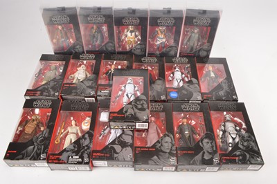 Lot 553 - Hasbro Star Wars The Black Series 6" Action Figures (18)
