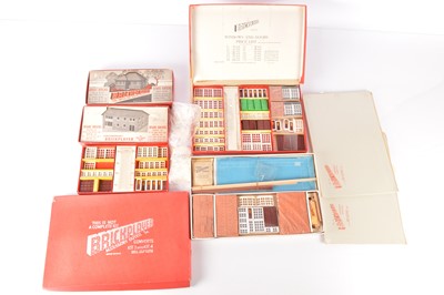 Lot 574 - Spears Brickplayer retail Shop spares and accessory Packs and Converter set and Concrete Roof packs and Cement (11)