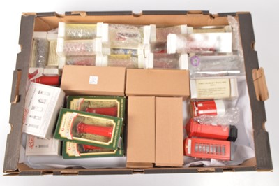Lot 592 - Large collection of boxed model Post Pillar Boxes from Victorian to present day including Airmail Boxes  (34)