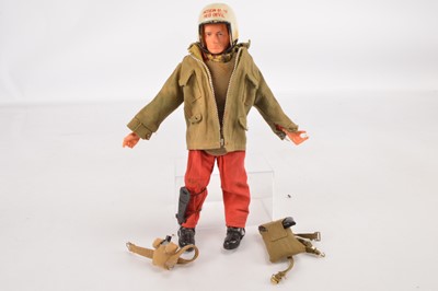 Lot 602 - Pedigree Toys Tommy Gunn figure in Action Man uniform
