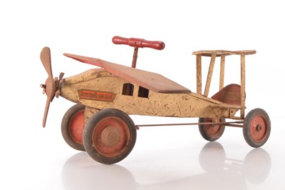 Lot 621 - Keystone pressed steel childten's  sit and ride Airmail Plane