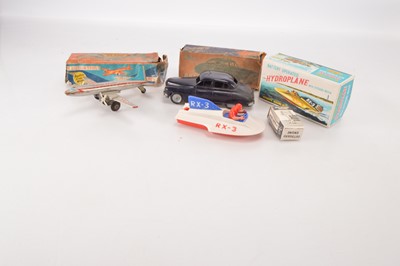 Lot 637 - Tinplate & Plastic Toys