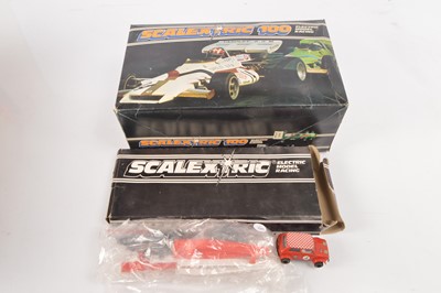 Lot 639 - Hornby Scalextric 100 C547 Set with additional Car and Track (4)