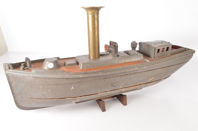 Lot 667 - large scale Royal Navy Steam Pinnace Instruction boat
