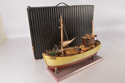 Lot 671 - Well made Radio Controlled  Scratchbuilt model of Edsberg fishing boat 'Dagmar'