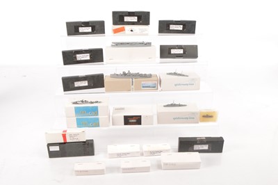 Lot 675 - Argonaut Navis Neptun and other makers boxed 1:1250 Scale Naval Waterline models (23)