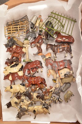 Lot 681 - Britains and other makers lead Farm animals and other items (45+)