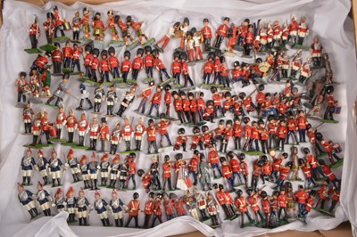 Lot 699 - Collection of Britains and other makers British Guards lead Soldiers  (160+)