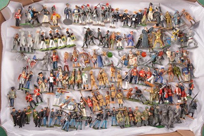 Lot 703 - Collection of Britains and other makers original and recast lead Toy Soldiers and Figures from worldwide Armies and civilisations (140)
