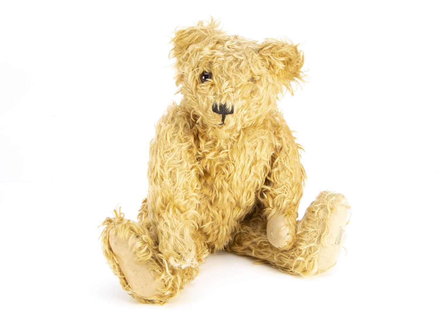 Lot 521 - A rare large Alpha Farnell curly mohair Teddy Bear 1930s