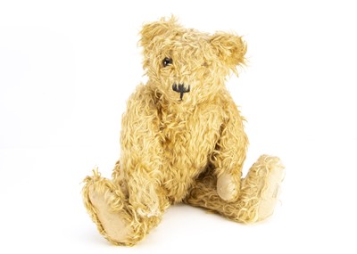 Lot 521 - A rare large Alpha Farnell curly mohair Teddy Bear 1930s