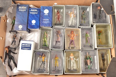 Lot 717 - Marvel Female Super Heroes and Villains  and Corgi James Bond female figures (22)