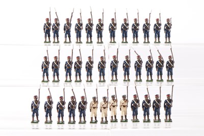 Lot 727 - Nostalgia Models 4 X set N202 Fanti Soldiers, Ashanti War, Africa 1874 with five extra ORs