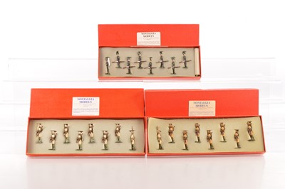 Lot 740 - Nostalgia Models set comprising N417 (2 sets) 30th Punjabis in Fighting Order 1943 and N420 Glengarry Light Infantry Fencible Regiment 1813