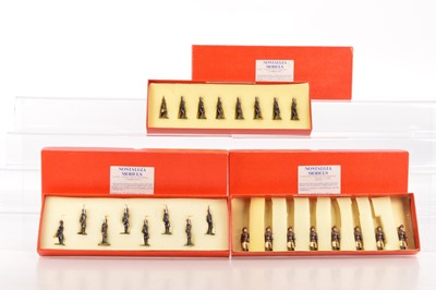 Lot 741 - Nostalgia Models set comprising N401 New South Wales Mounted Rifles 1899  and N404 (2 sets) Sierra Leone Frontier Police 1897