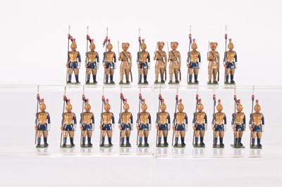 Lot 744 - Nostalgia Models set N184 (2 sets) Jammu and Kashmir Cuirassiers India 1895 with  two extra officers and two extra ORs
