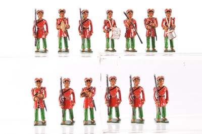 Lot 756 - Nostalgia Models set N176 Band of the Nizam of Hyderabd's Amazon Guard 1902 - 13 pce set