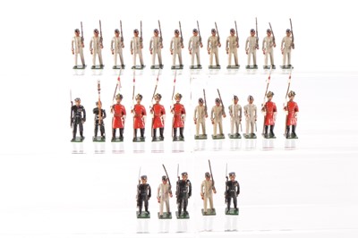 Lot 757 - Nostalgia Models various sets comprising set N144 (2 sets) Mohawk Institute Cadets Canada 1902 with two extra ORs