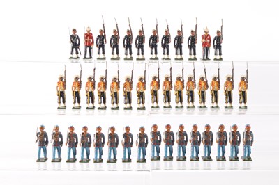 Lot 772 - Nostalgia Models various sets comprising set N120 Malay Armed Police Q.V.D.J. 1897 with two extra ORs