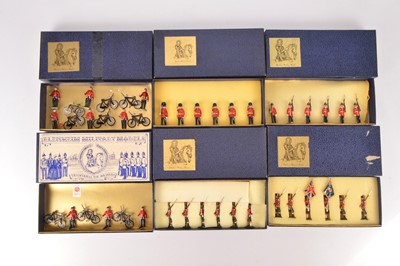 Lot 774 - Blenheim Military Models boxed sets comprising Black Watch 1815 marching and with Colour (2 boxes containing 2 colour bearers, 9 ORs, officer)