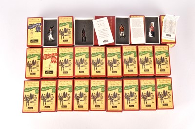 Lot 779 - Britains New Metal Redcoats and Bluecoats Series boxed items comprising 43004 British 1st Foot Grenadier