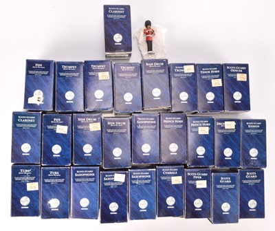 Lot 785 - Individually boxed Corgi Icon Figures Scots Guards and Scots Guards Bandsmen comprising Tuba (2)