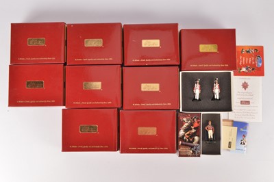 Lot 797 - Britains boxed New Metal Napoleonic Wars series comprising set 43155 The Coldstream Regiment of Foot Guards Enlisted Men Marching
