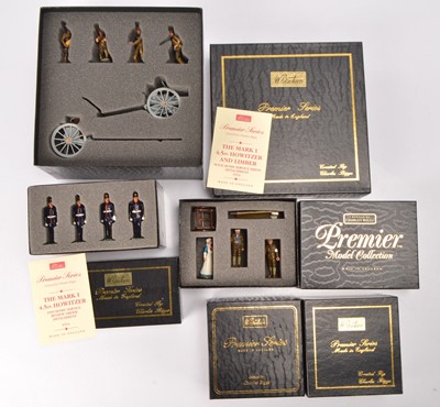 Lot 813 - Britains Premier Series boxed models comprising 8910 Mounted Royal Artillery Officer