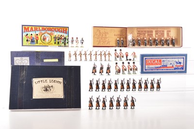 Lot 815 - New Metal figures by various makers comprising Blenheim / Marlborough 22pce Irish Guards pipe band