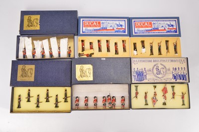 Lot 816 - Blenheim Models 6pce sets comprising marching Royal Marines (2 officers, 4 ORs)