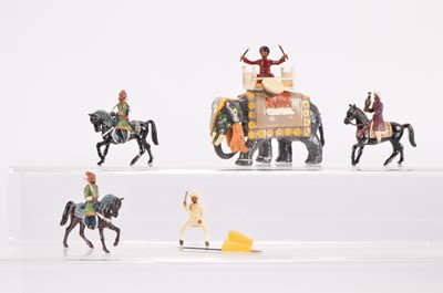 Lot 820 - Marlborough Military Models Durbar series sets D2 Falconer and D26 Elephant Kettle Drummer - Jaipur India