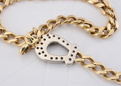 Lot 70 - An 18ct gold curb link bracelet