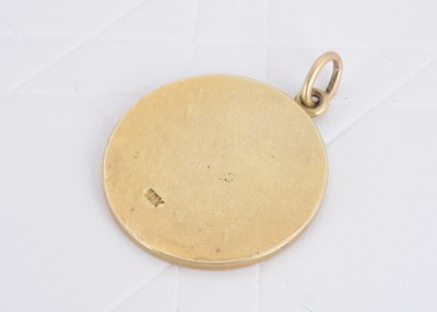 Lot 101 - An American commemorative 10k medallion