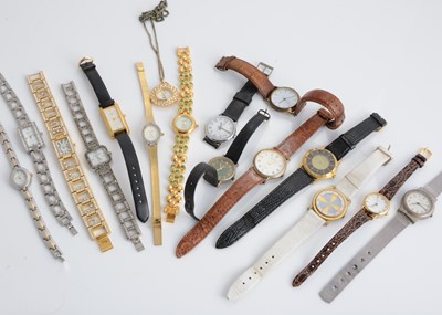 Lot 183 - A collection of costume jewels and modern watches