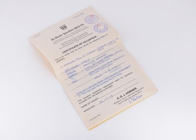 Lot 187 - An unmounted brilliant cut  0.98 cts diamond