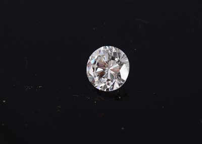 Lot 189 - An unmounted brilliant cut 0.62 cts diamond