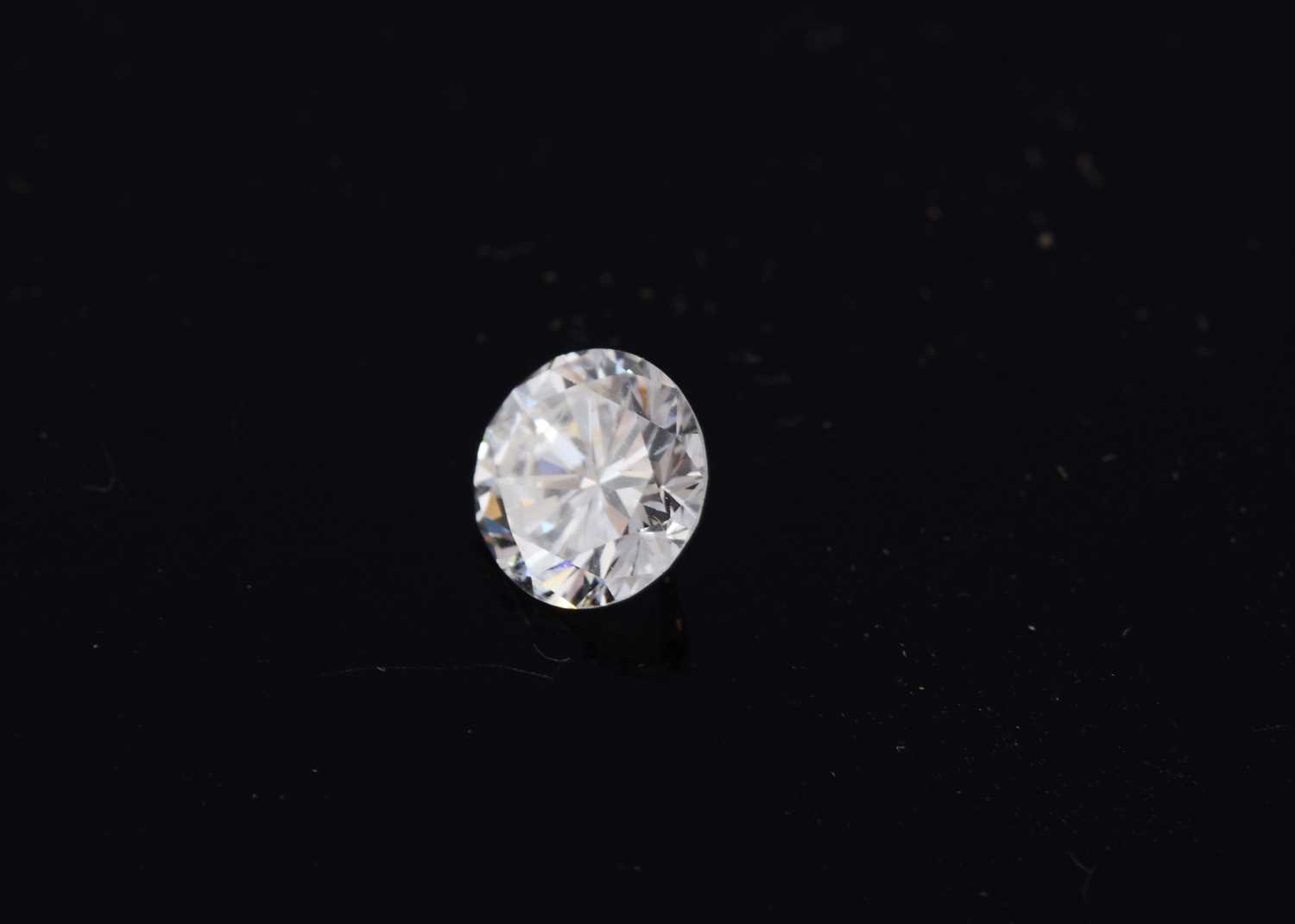 Lot 191 - An unmounted brilliant cut 0.59 cts diamond